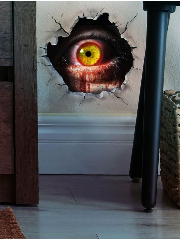 Halloween Oog In Muursticker
