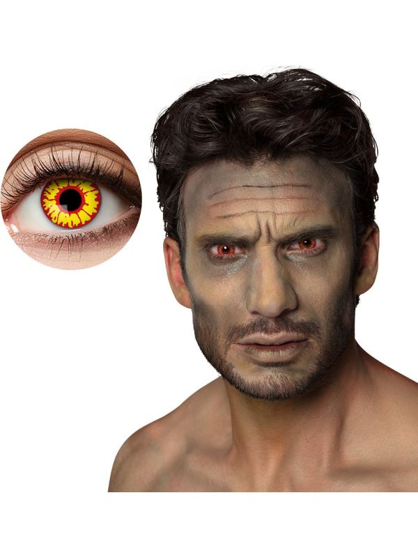 Halloween Orc Monster Kleur Lenzen