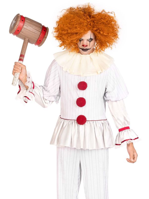 Halloween Pennywise Evil Clown Kostuum Heren