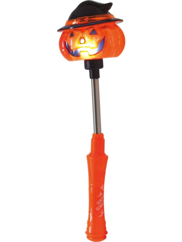 Halloween Pompoen Toverstok met Licht 24cm