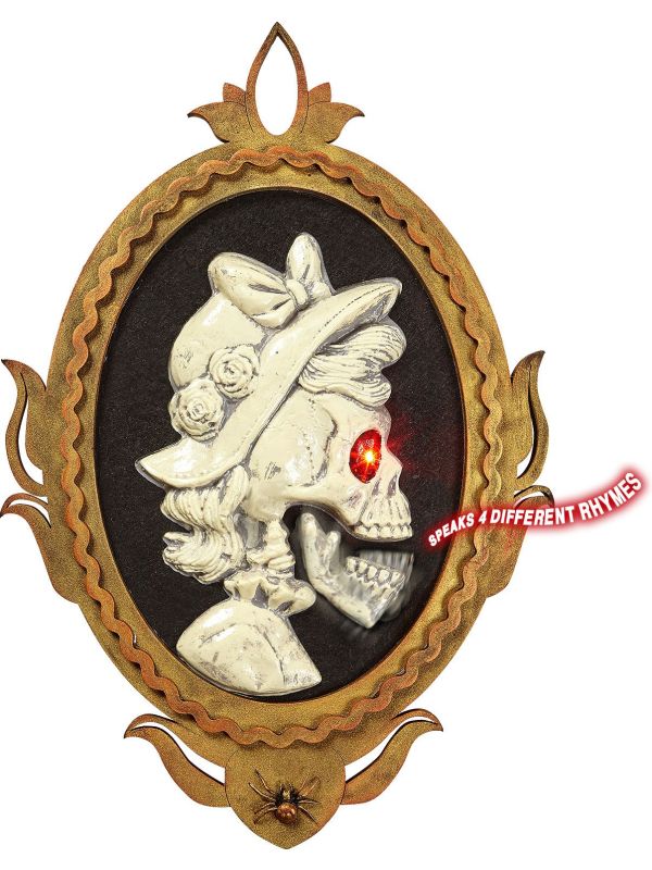 Halloween Schilderij Vrouwelijke Doodskop