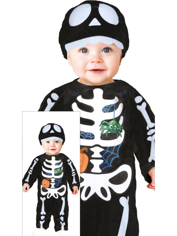 Halloween Skelet Onesie Baby