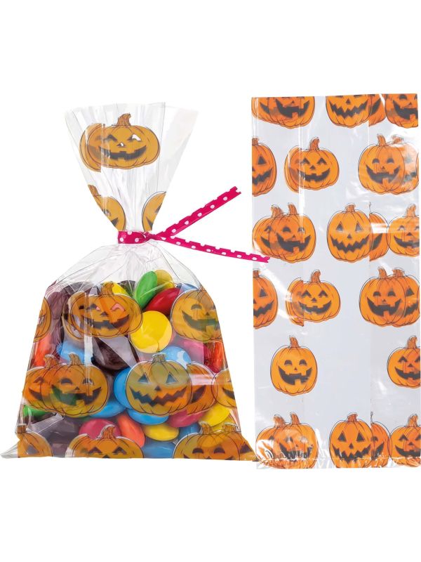 Halloween Snoepzakjes Pompoenen