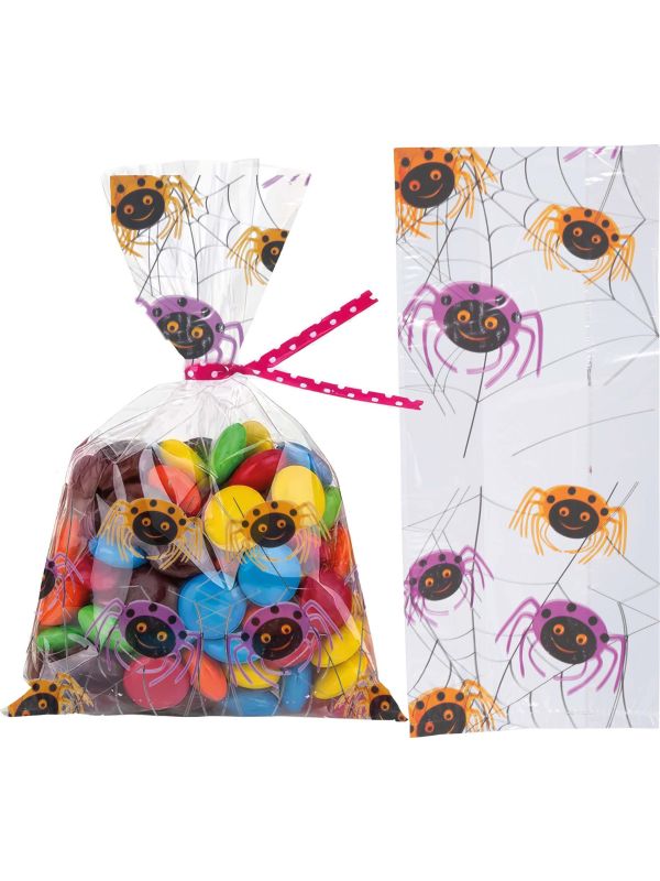 Halloween Snoepzakjes Spinnen