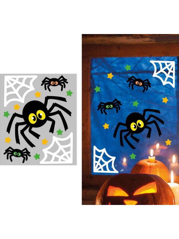Halloween Spin Gel Raamstickers