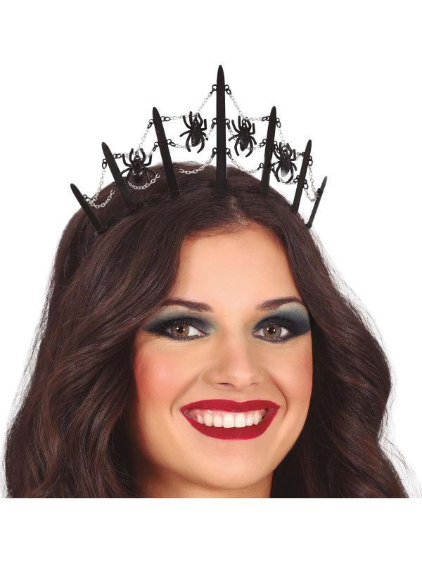 Halloween Spinnen Koningin Tiara