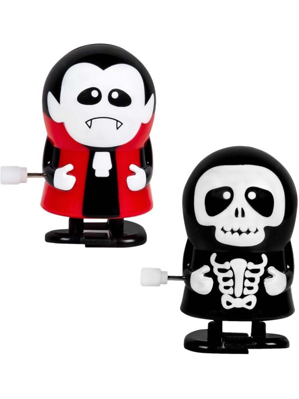 Halloween Vampier en Skelet Opwindfiguurtjes