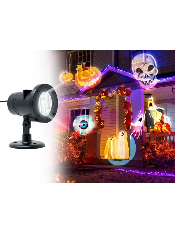 Halloweenfiguren Buiten Projector