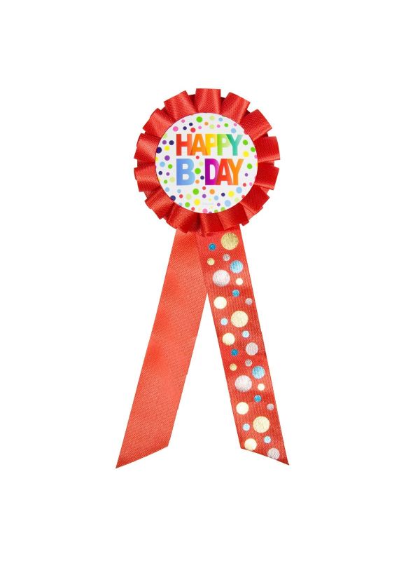 Happy Birthday Stippen Roze Xl