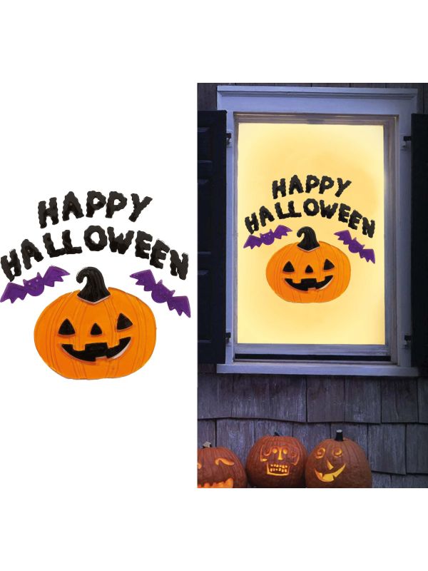 Happy Halloween Gel Raam Stickers
