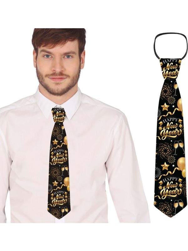 Happy New Year Feestelijke Stropdas