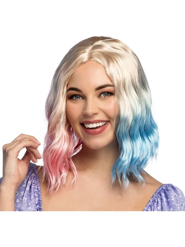 Harley Quinn Dames Pruik Blond