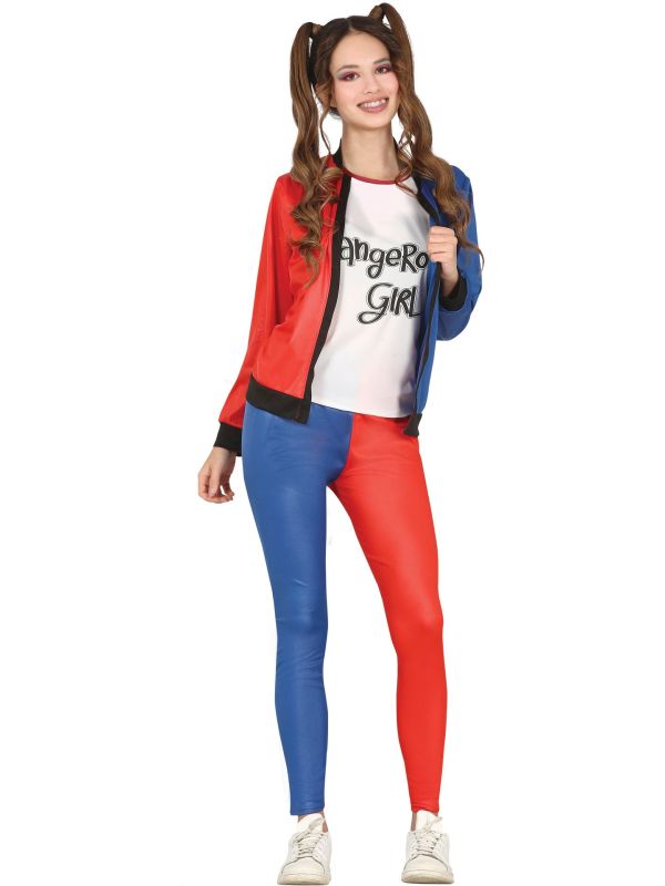 Harley Quinn Meisje Outfit 14-16 Jaar