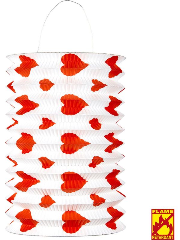 Harten Lampion 2 Stuks