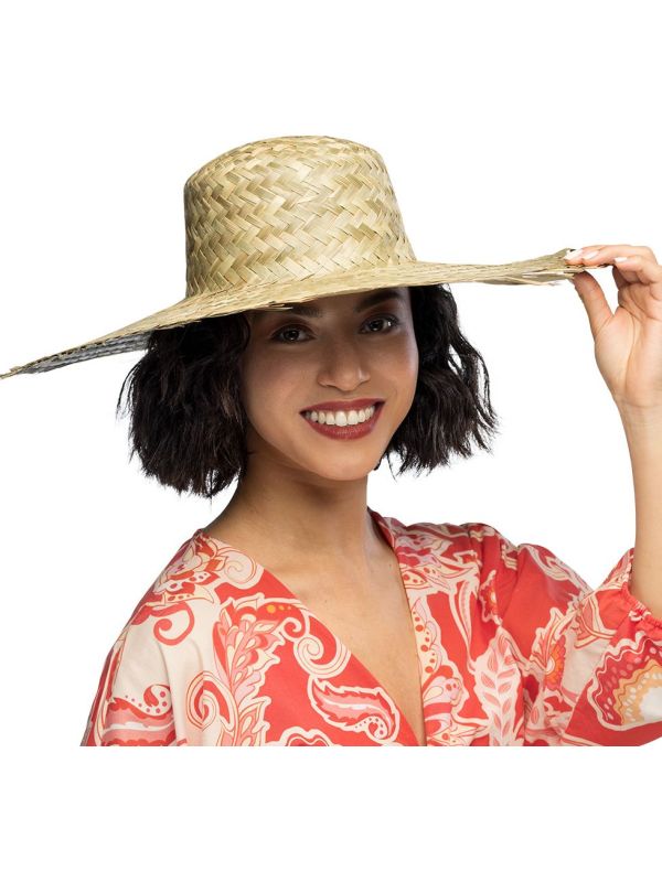 Havana Hawaii Stro Hoed Bruin