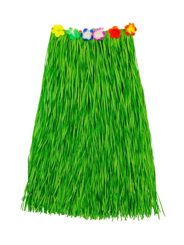 Hawaï Hula Rok Groen Dames Carnaval