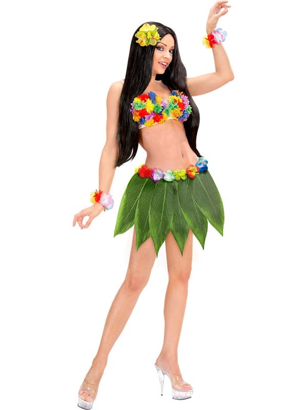 Hawaii Bananenblad Rokje Groen