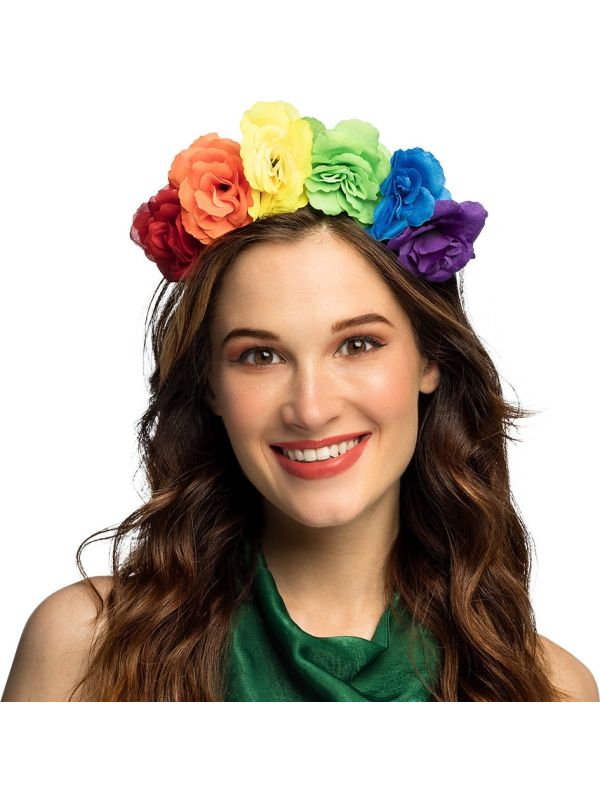 Hawaii Diadeem Flora Regenboog Dames