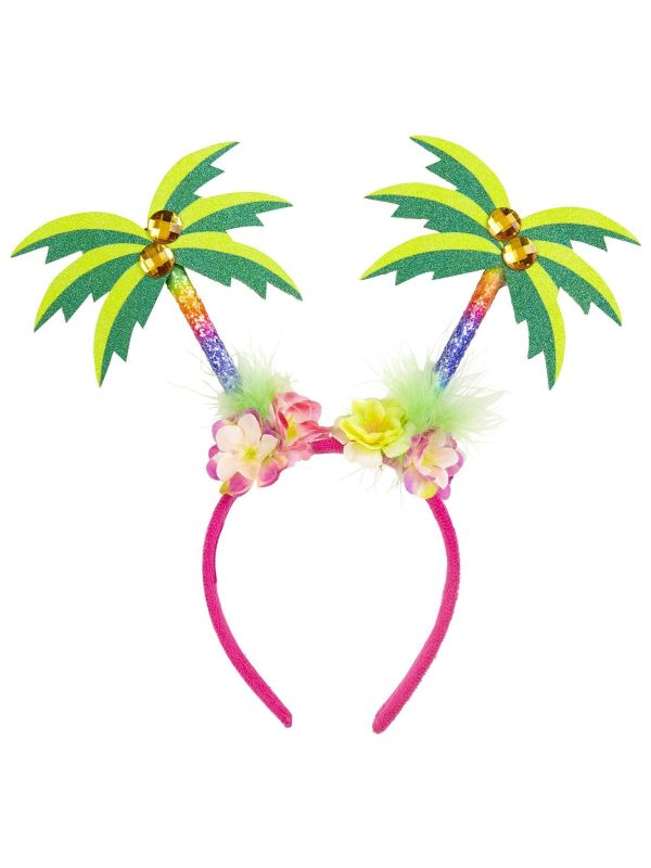 Hawaii Glitter Palmbomen Haarband