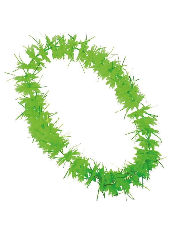 Hawaii Krans Groen met Glitters