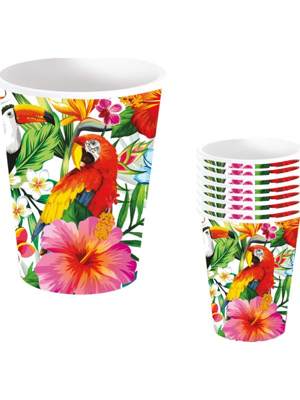 Hawaii Paradijs Partybekers 240ml