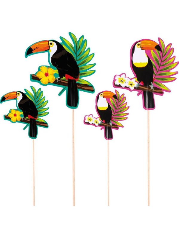 Hawaii Toekan Party Cocktail Prikkers