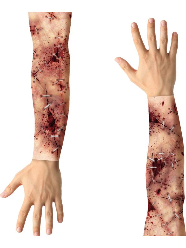 Hechting Wonden Tattoo Mouwen