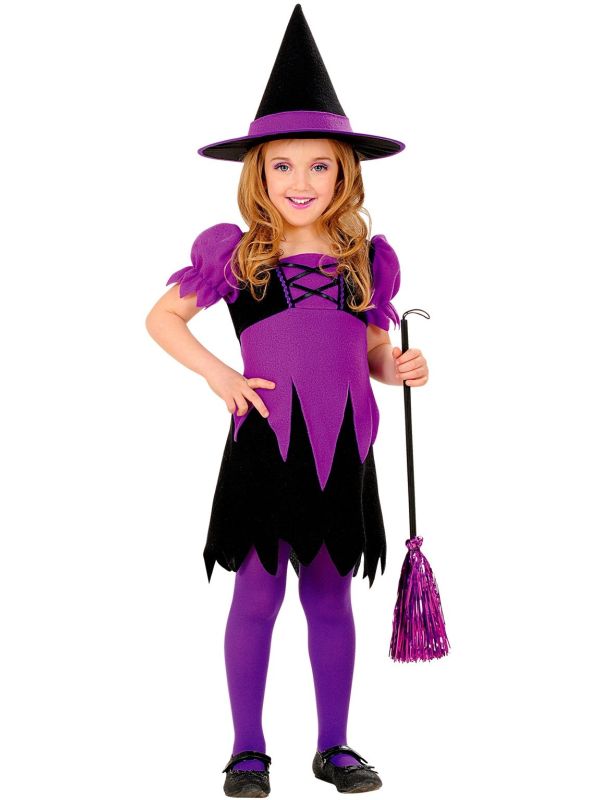 Heks Jurkje Paars Halloween