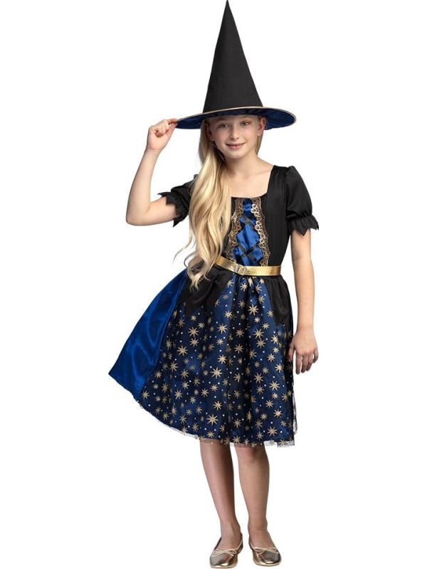 Heksen jurk meisjes halloween