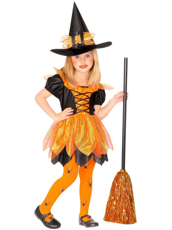 Heksen Jurkje Meisjes Oranje