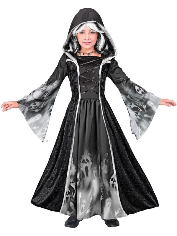 Heksenjurk Kostuum Halloween Zwart Meisjes