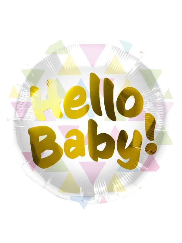 Hello Baby Pastel Folieballon