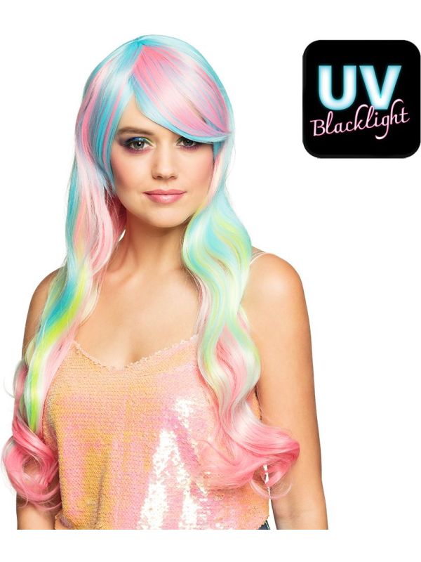 Hemelse Festival Pruik Lang