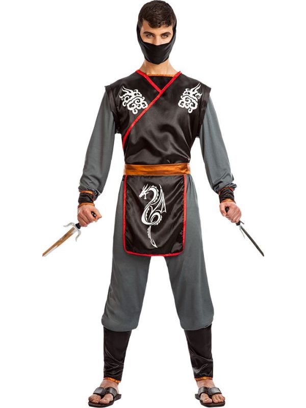 Heren Ninja Fugu Kostuum