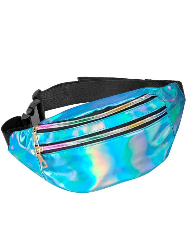 Heuptas Holografisch Blauw Dames Heren