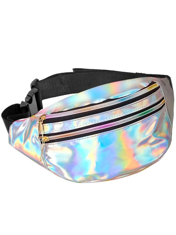 Heuptas Holografisch Zilver Dames Heren