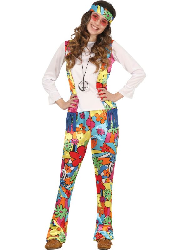 Hippie Kostuum Meisjes 14-16 Jaar