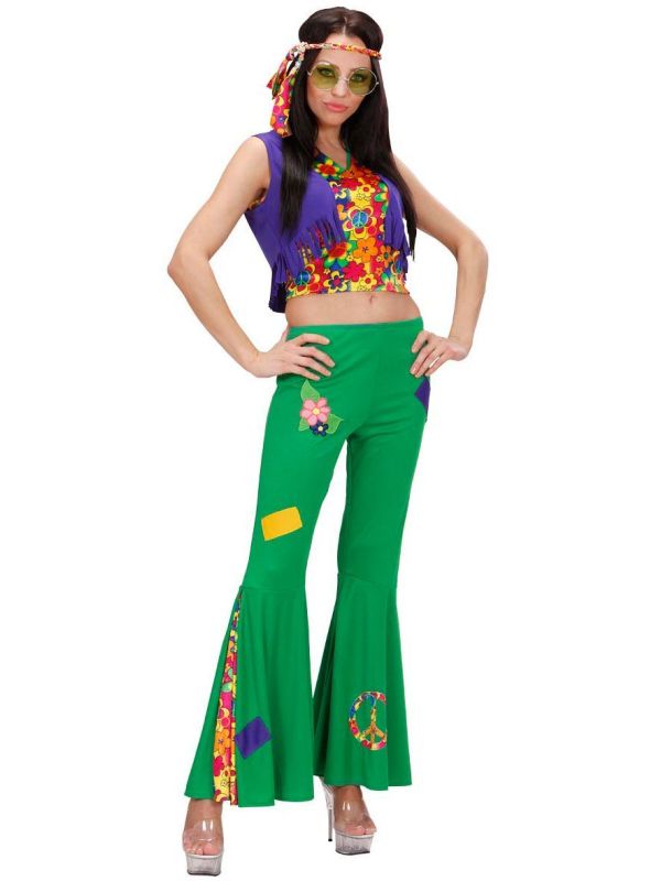 Hippie Meisje Flowerpower