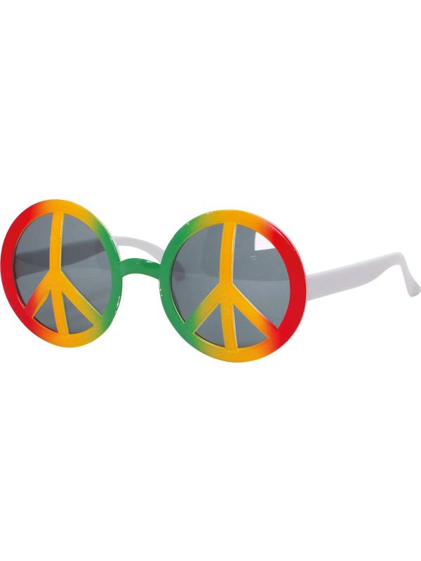 Hippie Peaceteken Bril