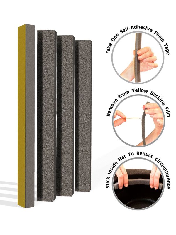 Hoedverkleiner Set Zelfklevende Strips