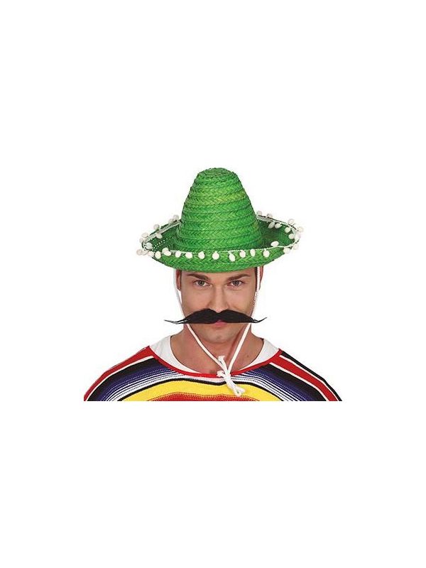 Hoge Mexicaanse Strohoed Groen