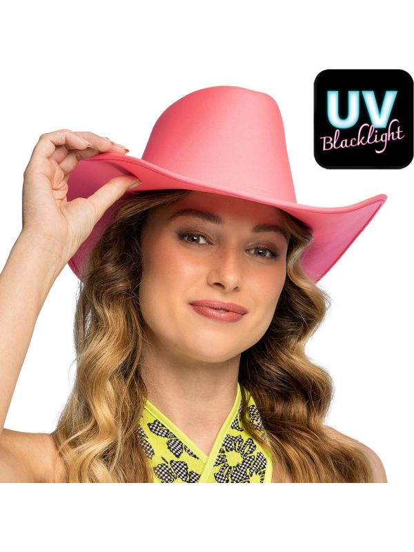 Hoge Neonroze Festival Cowboyhoed