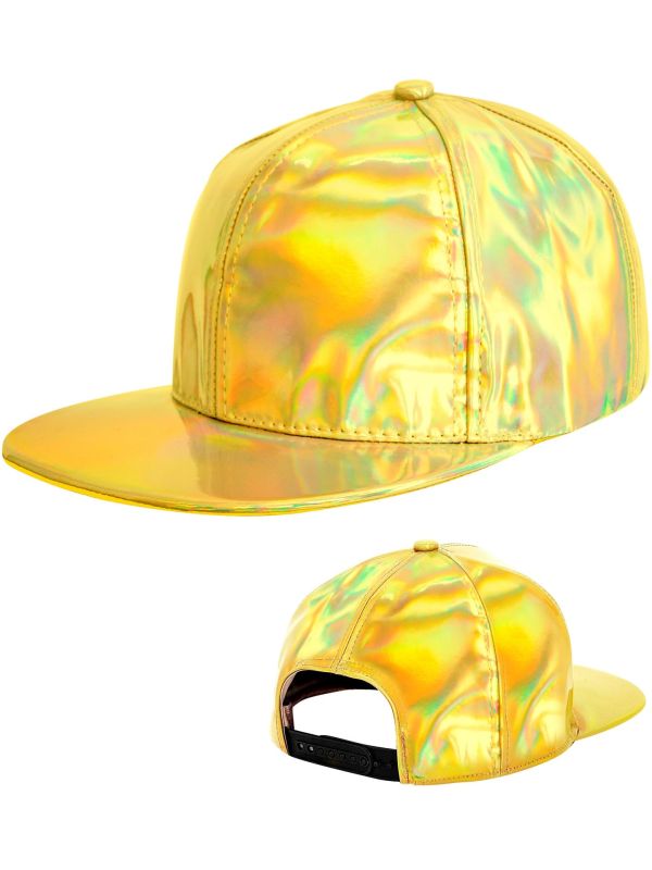 Holografische Pet Goud Dames Heren