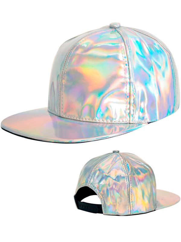 Holografische Pet Zilver Dames Heren