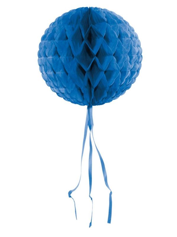 Honingraat Bol Versiering Blauwe 30cm