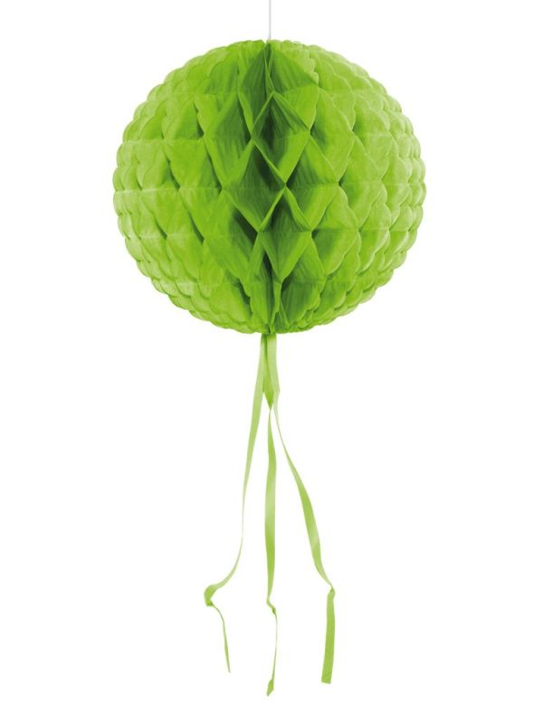 Honingraat Bol Versiering Lichtgroen 30cm