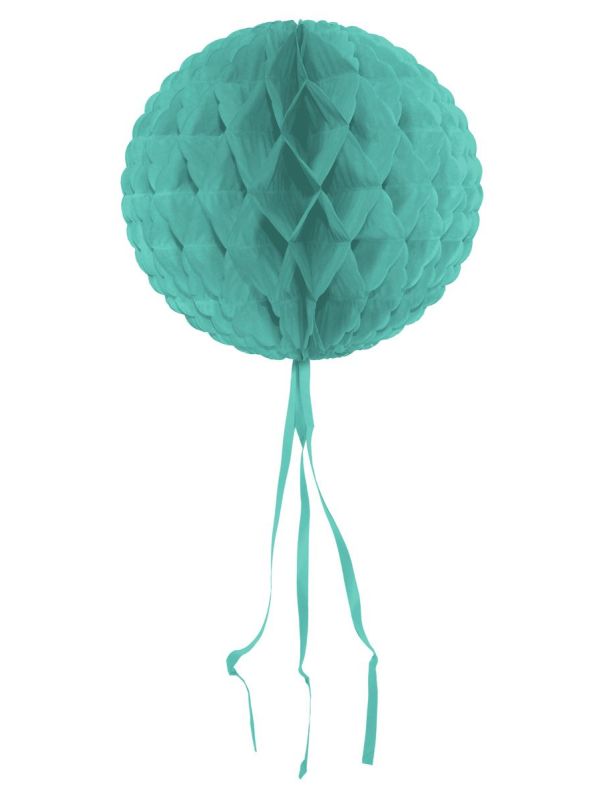 Honingraat Bol Versiering Mintgroen 30cm