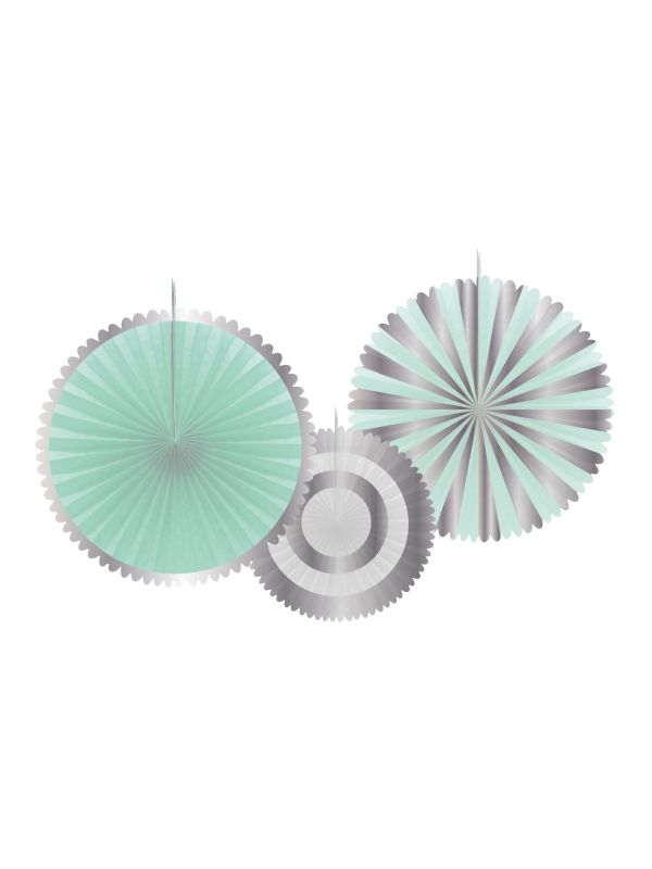 Honingraat Waaiers Mint Groen