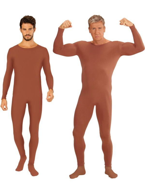 Huidskleur Bodysuit Heren