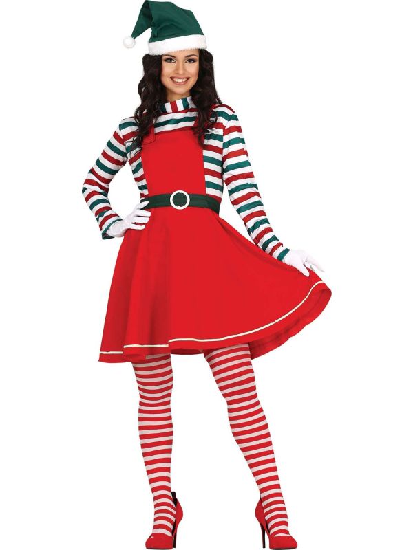 Hulpje Van De Kerstman Jurk Dames